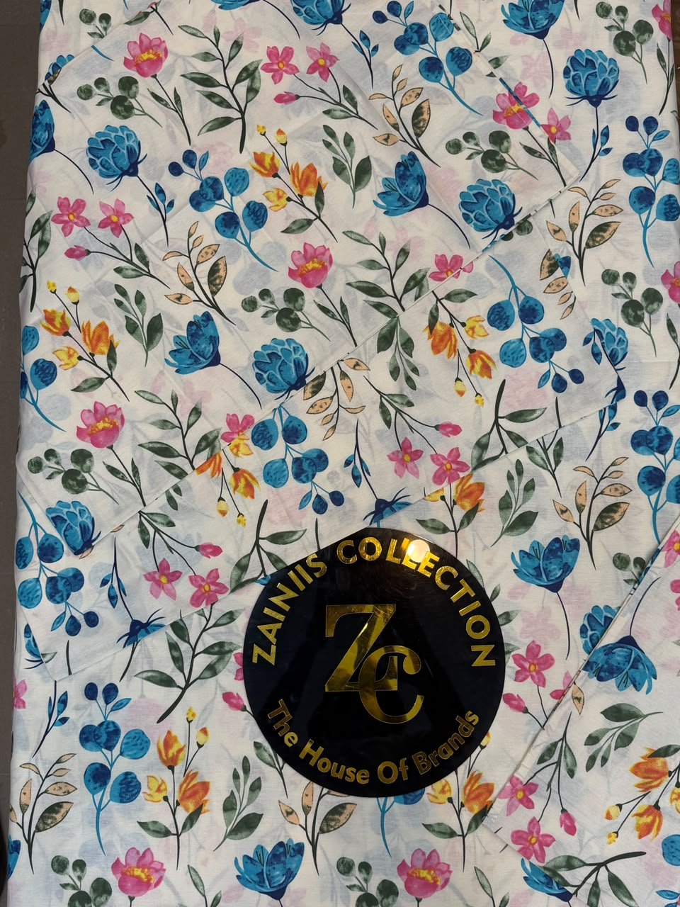 WhatsApp Image 2026-10-03 at 1.22.47 PM (1) ChenOne Floral Pure Cotton King Size Bedsheet - Image 1