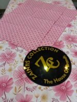 GulAhmed Pink Floral Pure Cotton King Size Bedsheet