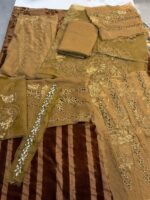 Maria B. D05 Embroidered Chiffon Shirt with Dupatta - Image 5