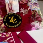 Rang Rasiya Coral FE-04 Maroon Digital Printed Linen 3 Piece Suit