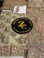 Hussain Rehar TURU Luxury Formal Embroidered Organza Suit