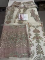 Hussain Rehar Verve 1358 – Luxury Embroidered Formal Suit - Image 4