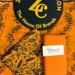 Bareeza Mustard Karandi 3-Piece Suit with Printed Chiffon Dupatta