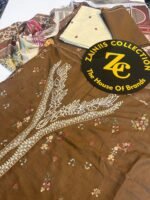 Product Features  Brand: Nureh  Product Type: 3-Piece Embroidered Suit