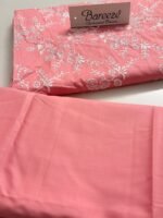 Bareezé Pink Embroidered Lawn 2-Piece Suit - Image 2