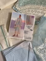 Maria B Inspired Embroidered Lawn Suit with Organza Dupatta – 3 Piece