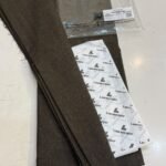 Lawrencepur Dark Olive Brown Kashmiri Wool Unstitched Fabric