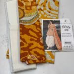 Zainab Chottani Nuriyah Collection 09 – Mustard & Rust Printed Khaddar 3-Piece Suit
