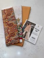 Zainab Chottani Nuriyah Collection 06 – Mustard Floral Printed Khaddar 3-Piece Suit