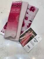 Zainab Chottani Nuriyah Collection 03 – Pink Floral Printed Khaddar 3-Piece Suit