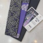 Zainab Chottani Nuriyah Collection 02 – Black & Purple Printed Khaddar 3-Piece Suit