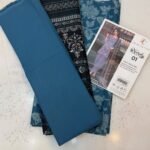 Zainab Chottani Nuriyah Collection 01 – Blue & Black Printed Khaddar 3-Piece Suit