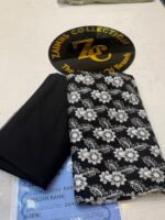 Bareeza Embroidered Lawn 2-Piece Suit – Black - Image 2