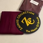 Bareeza Plain Karandi Fabric – Burgundy