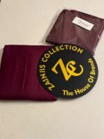Bareeza Plain Karandi Fabric – Burgundy