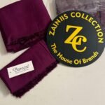 Bareeza Plain Karandi Fabric – Deep Plum