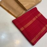 Bareeza Jakat Lawn 3-Piece Suit – Elegant Mustard & Maroon