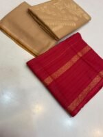 Bareeza Jakat Lawn 3-Piece Suit – Elegant Mustard & Maroon