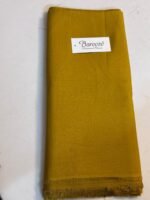 Bareeza Mustard Yellow Plain Karandi Fabric - Image 2